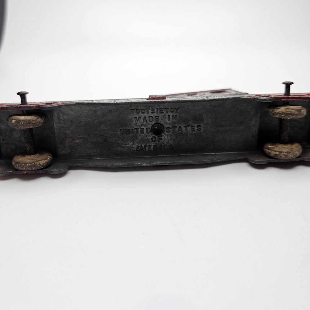 Vintage Tootsietoy Railroad Crane Car Diecast Metal Train‎ Car USA 1938 - Picture 7 of 10
